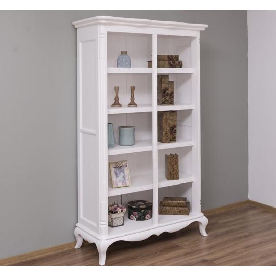 shabby chic feher klasszikus polcos szekreny konyvesszekreny konyvszekreny klasszikus mediterran feher country ives provence provnaszi egyedi butor gyartas.jpg